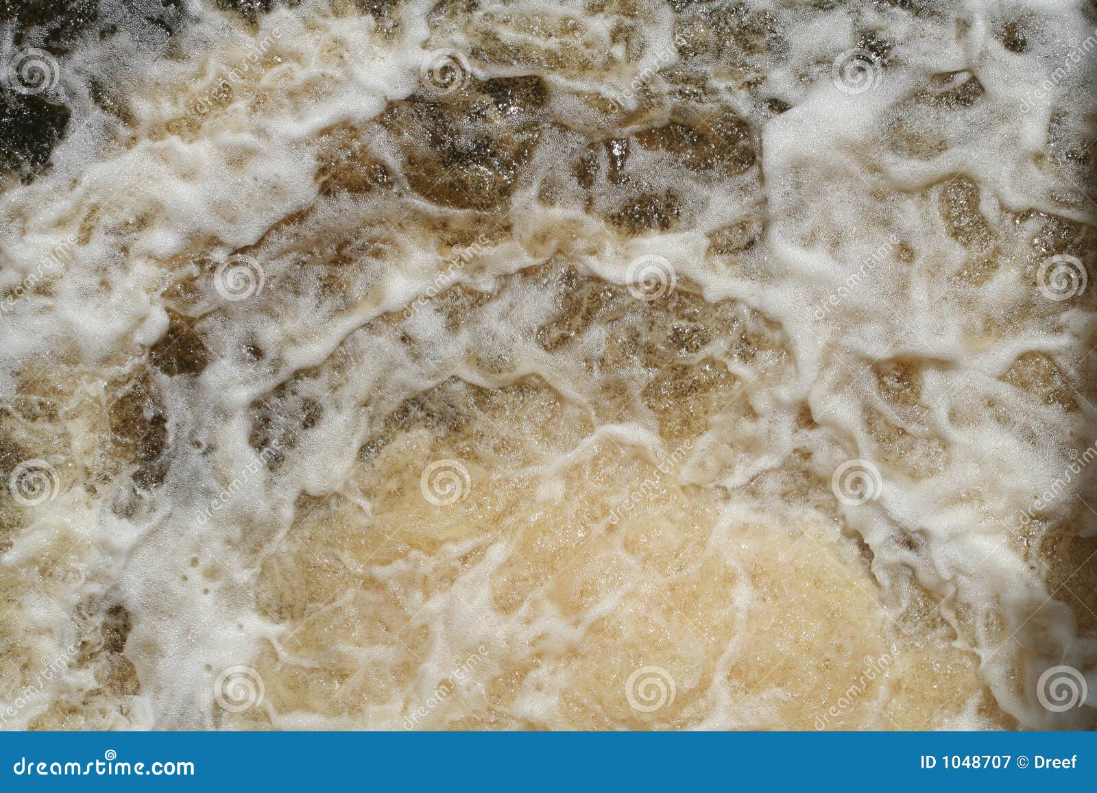 frothy water