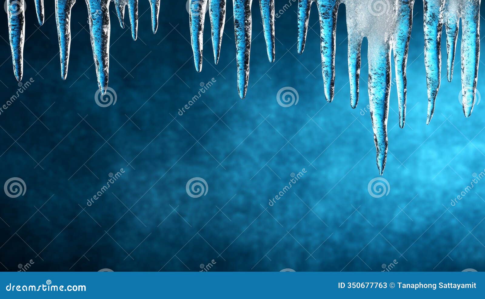 winter icicles on blue background frozen beauty winter scene icy texture cold weather seasonal backdrop