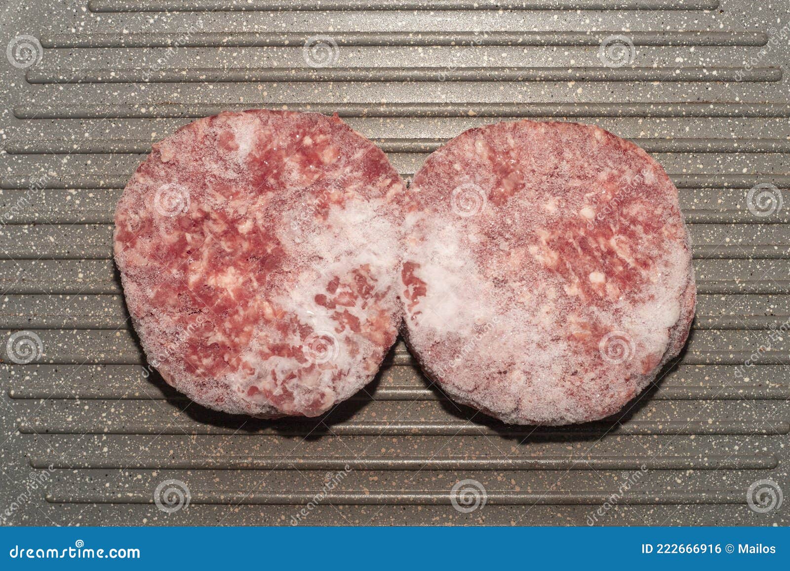 Frozen Beef Burger, Hamburger, Minced Stock Photo Image of grill