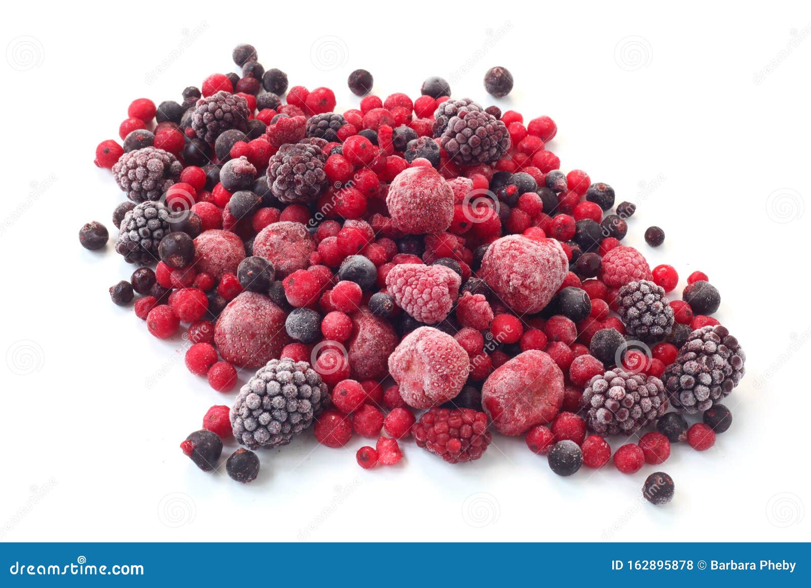 Frozen Berries stock photo. Image of frozen, isolated 162895878