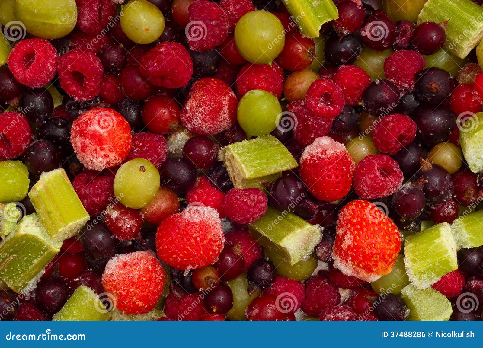 Frozen berries mix stock photo. Image of gourmet, frozen 37488286
