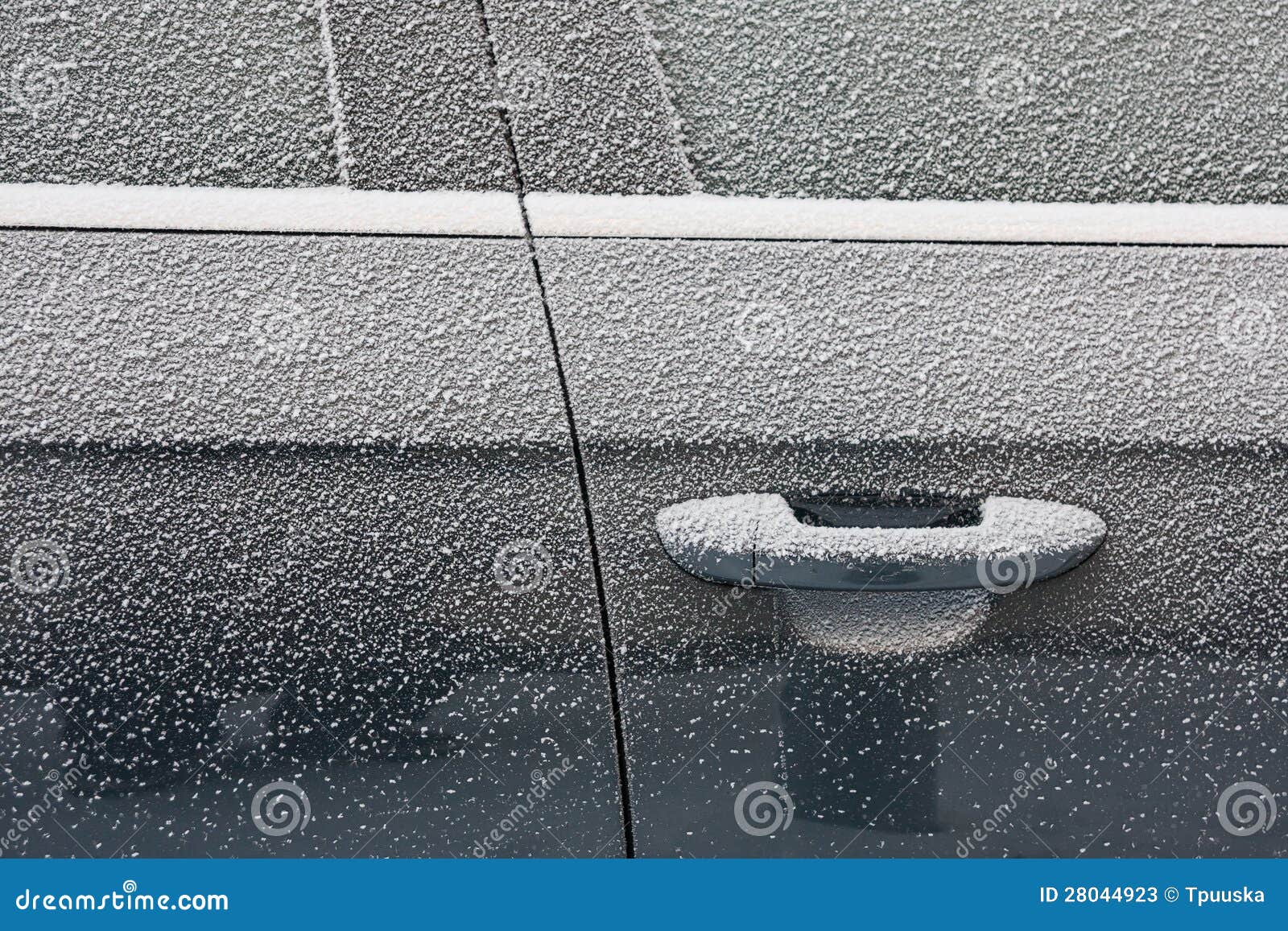 Frozen car door stock image. Image of flake, winter, mobile 28044923