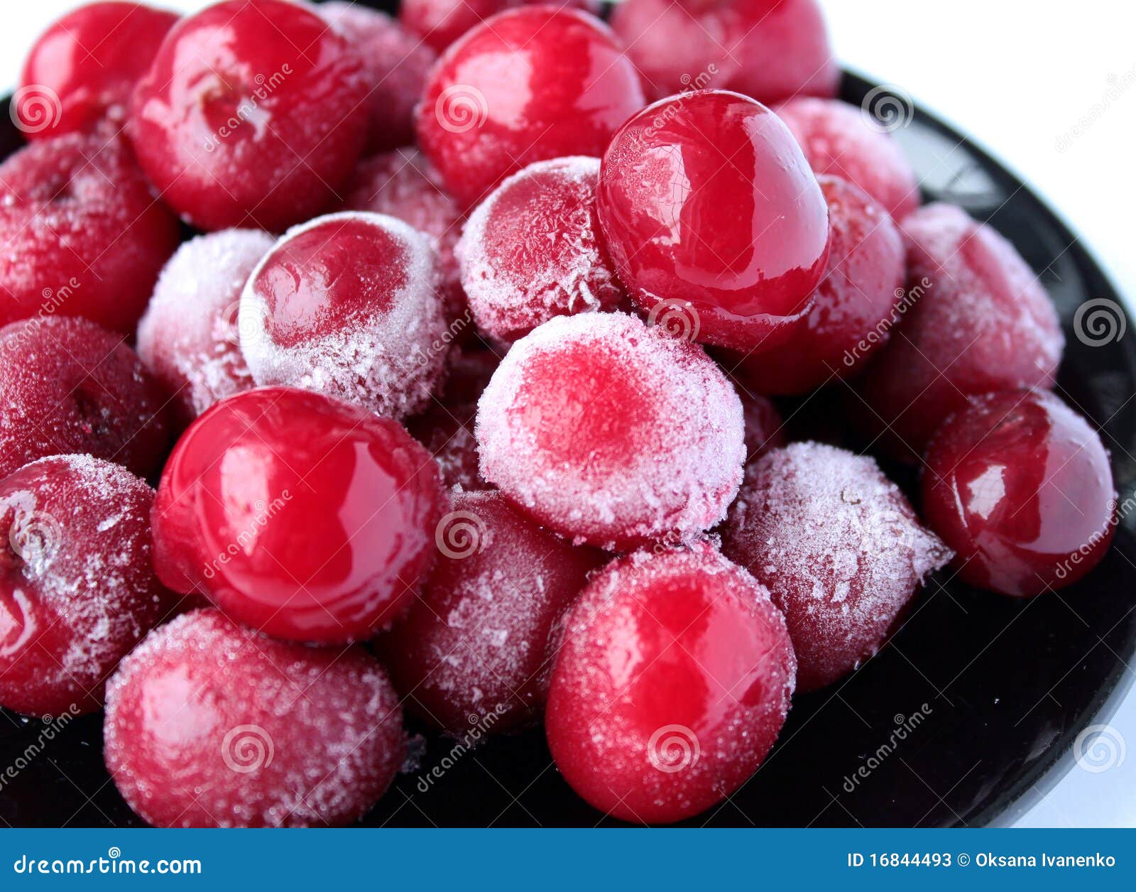 Frozen cherries stock image. Image of diet, appetizing 16844493