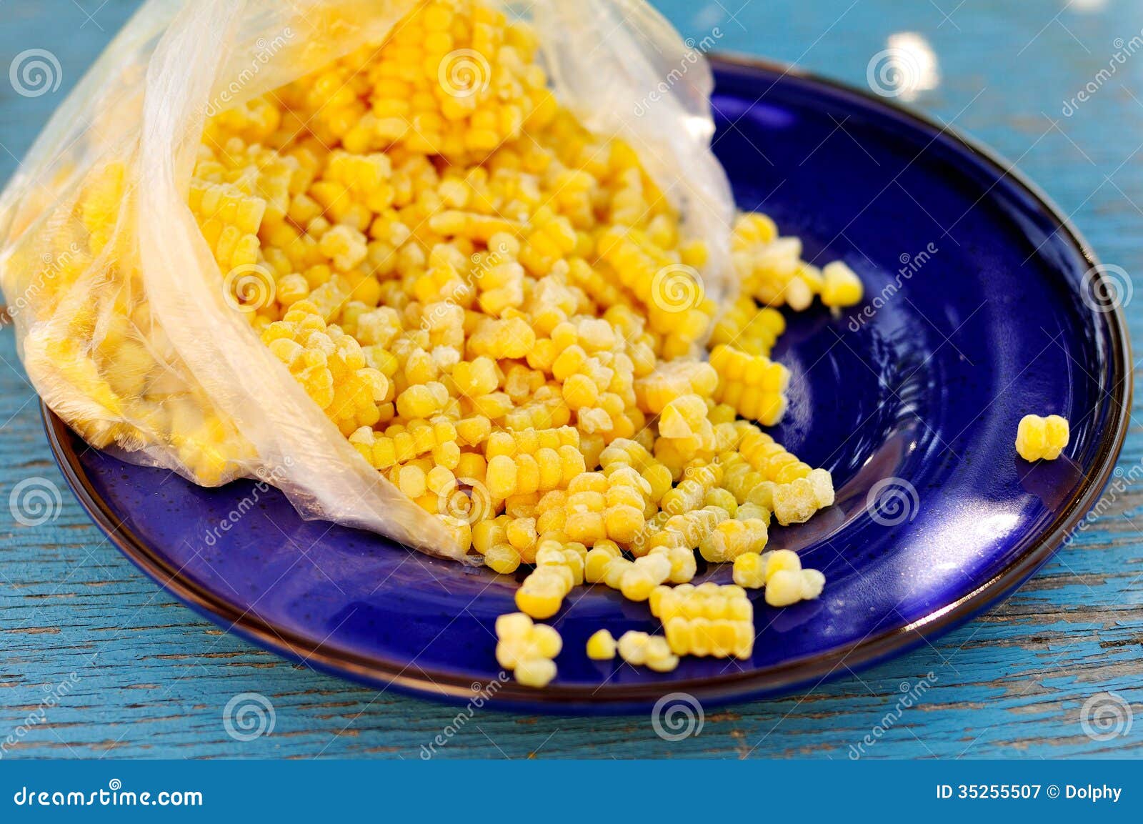 Frozen Corn Kernels stock image. Image of food, sweet - 35255507