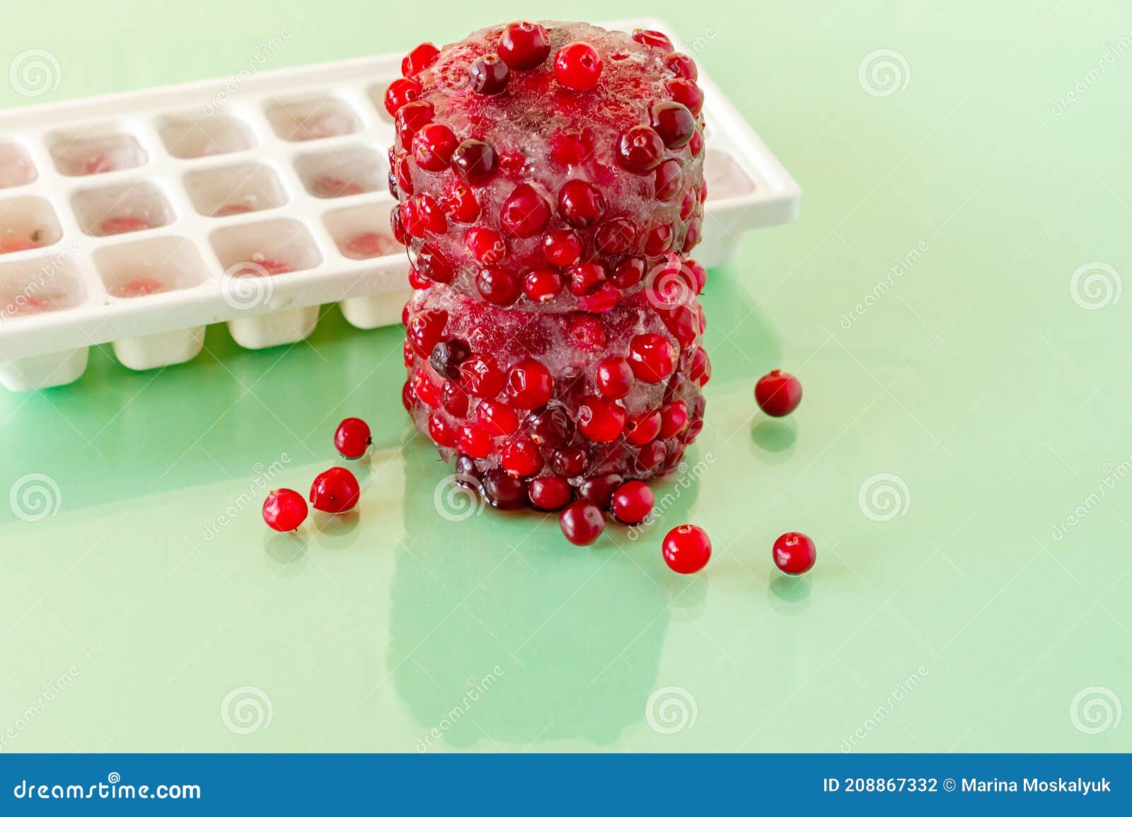 Frozen Cranberries. Frozen Organic Berries for Desserts and Bakery