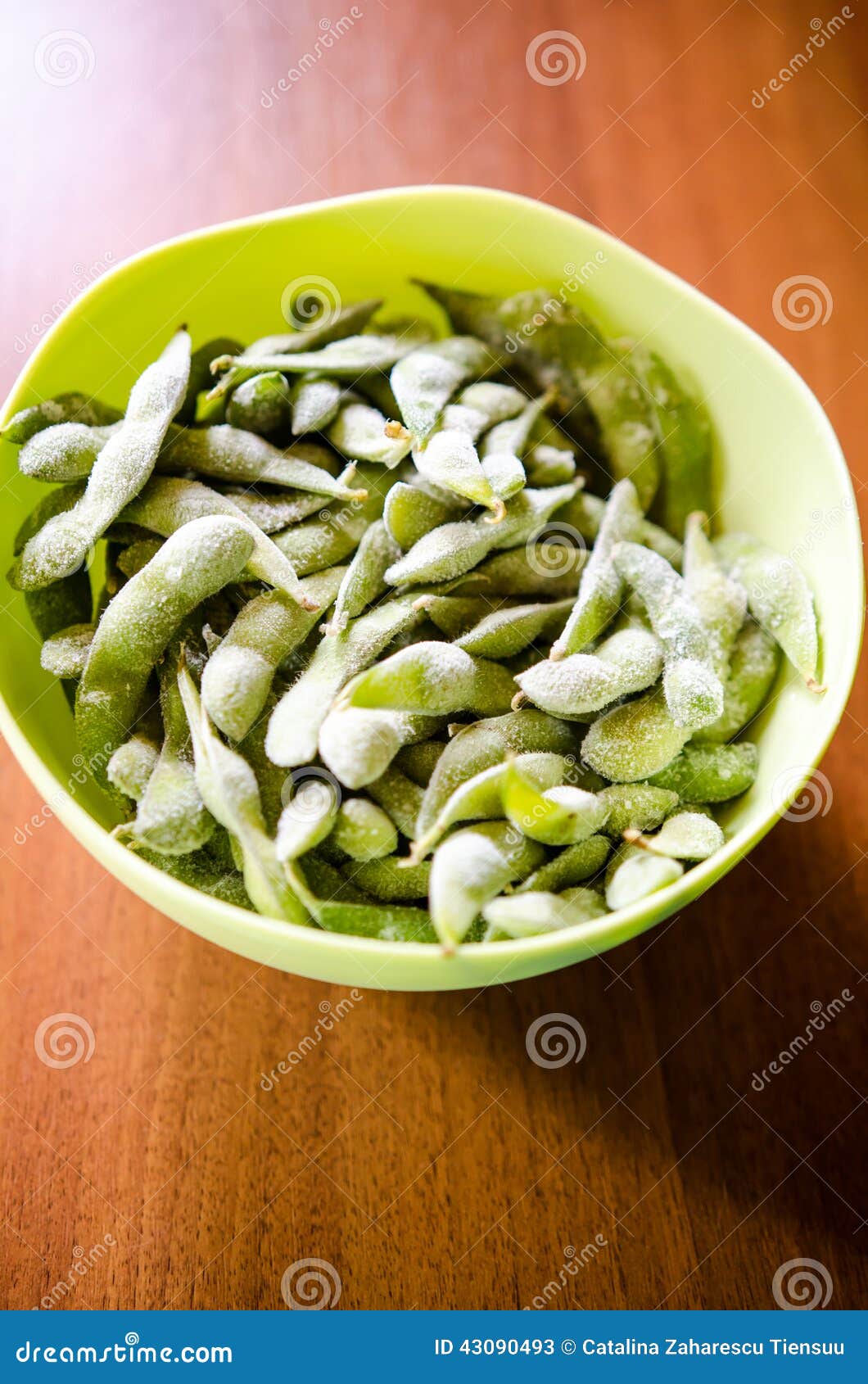 Frozen edamame stock image. Image of green, frying, food 43090493