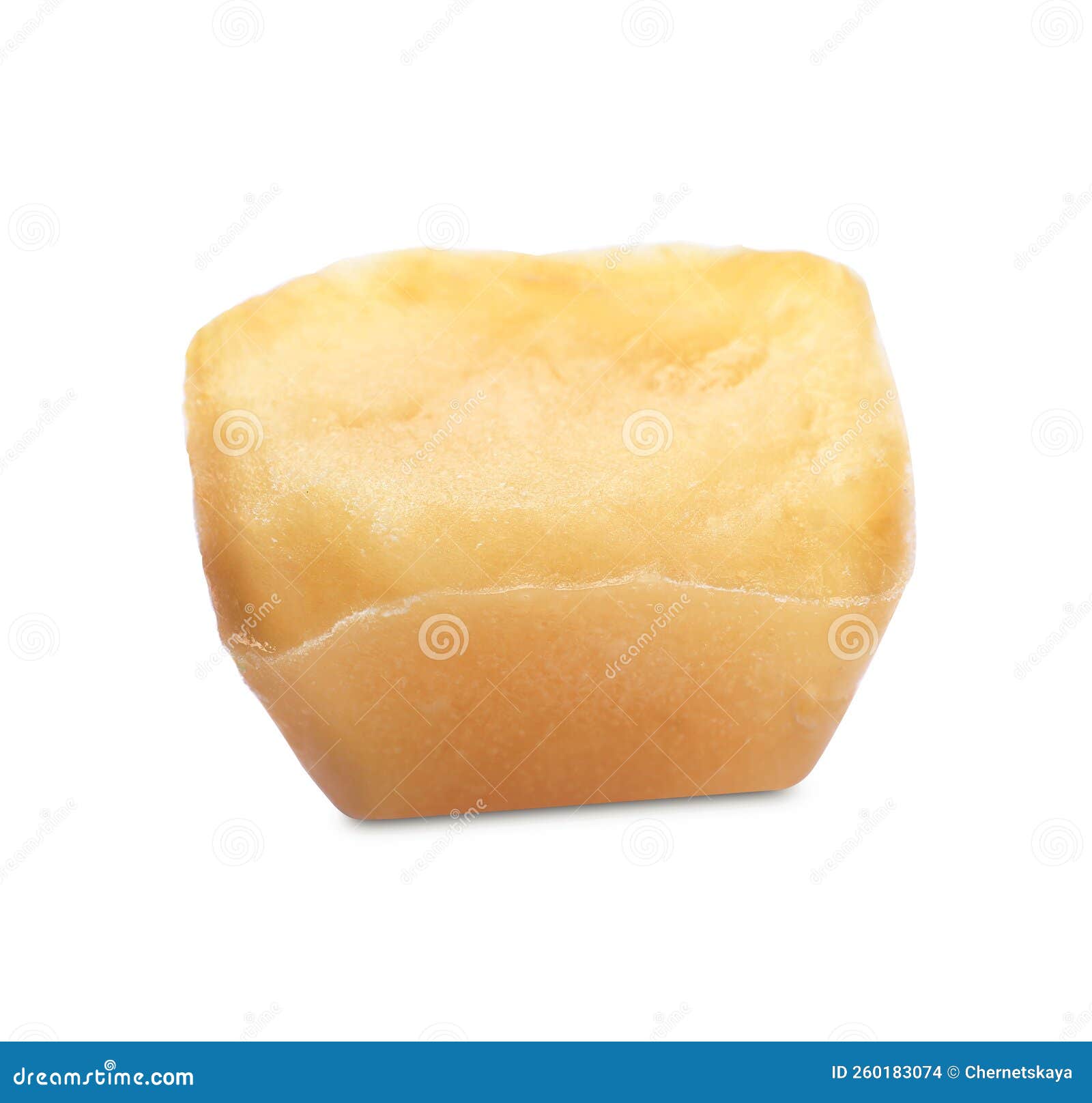 Frozen Fruit Puree Cube Isolated on White Stock Photo Image of