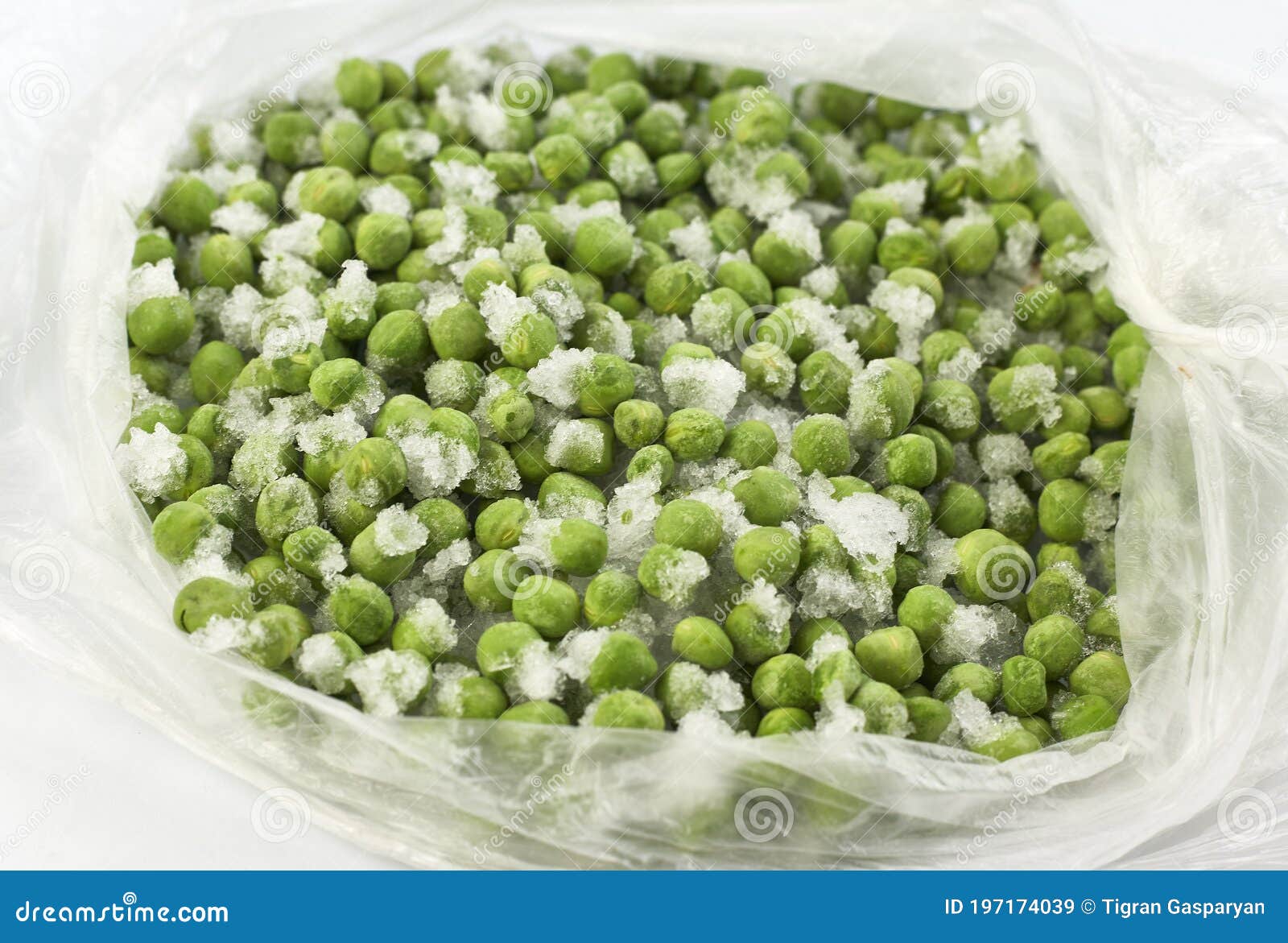 Frozen Green Peas in a Plastic Bag. Reserve for the Winter Stock Image Image of healthy