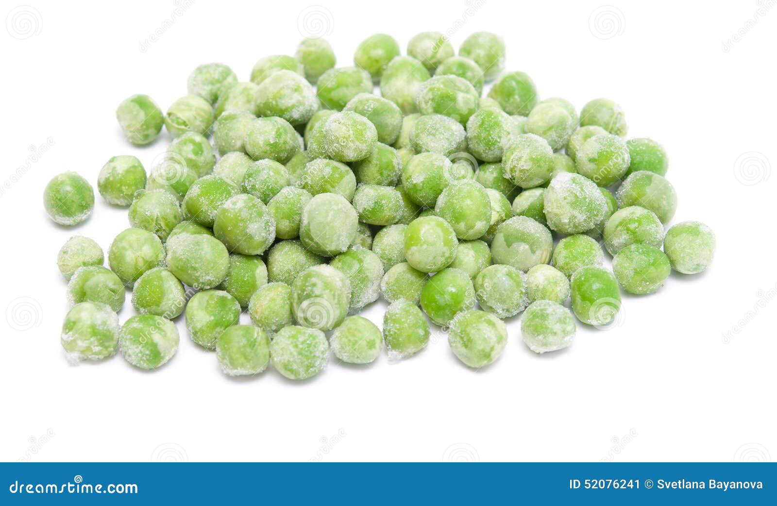 Frozen green peas stock image. Image of frost, diet, ripe 52076241
