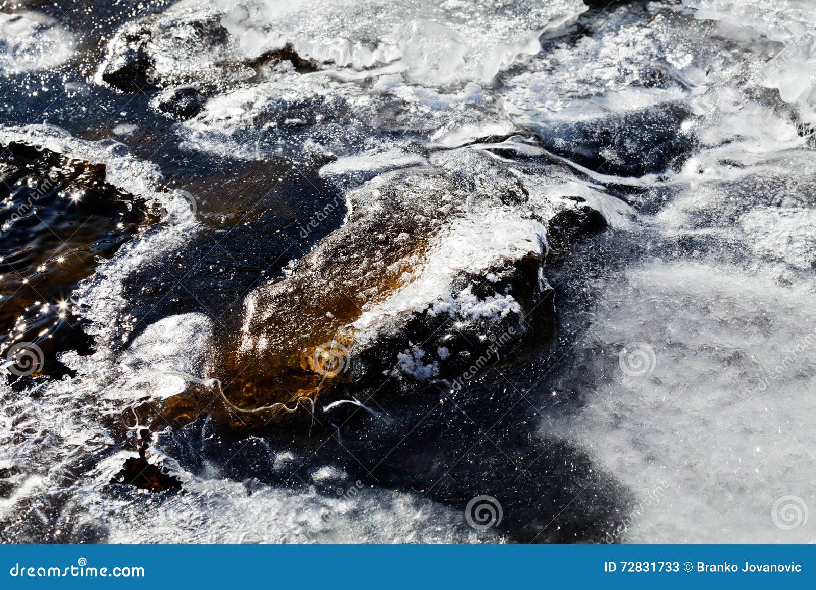 Frozen ground with ice stock image. Image of view, natural 72831733