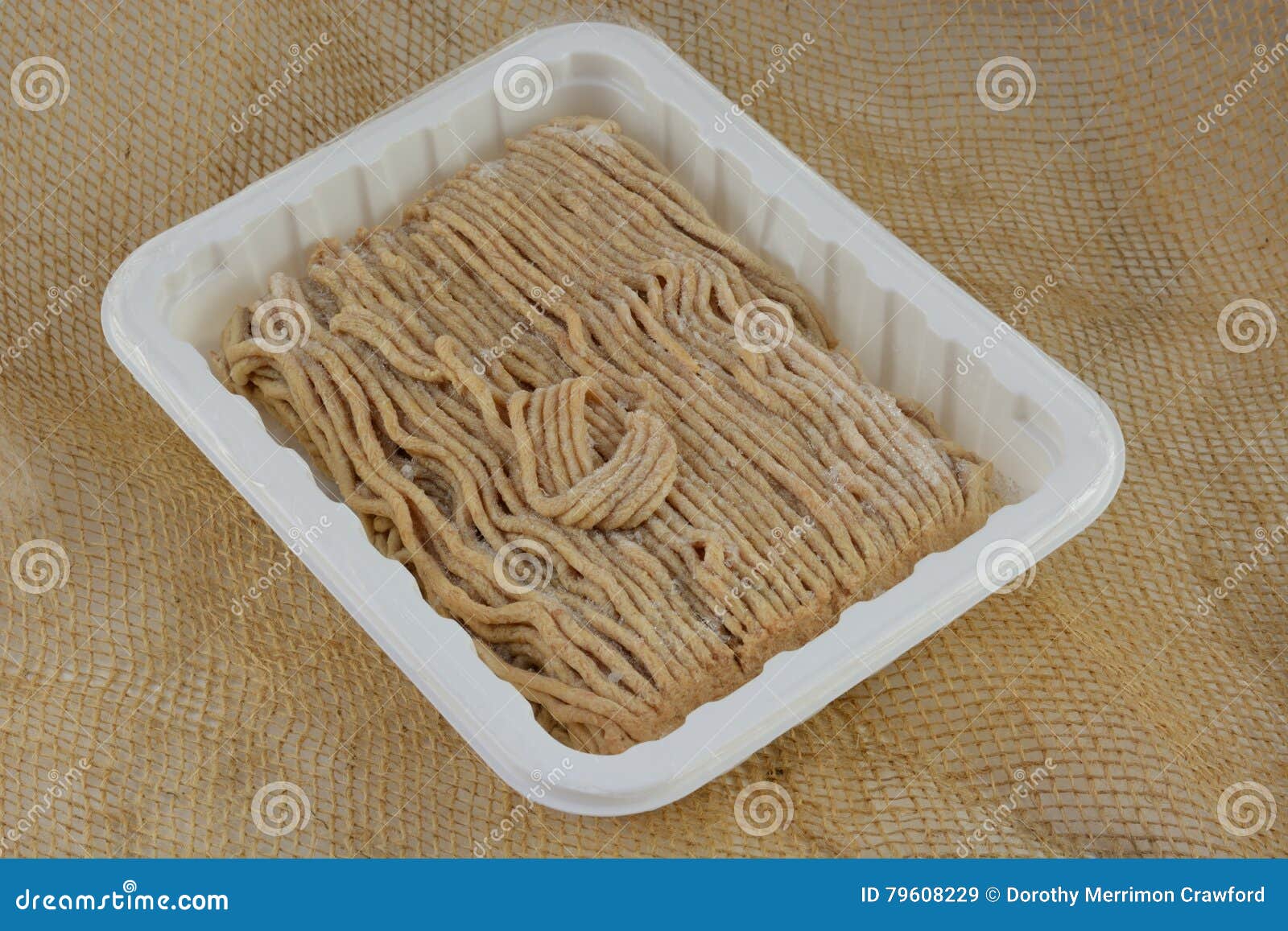 Frozen Ground Turkey White Meat Stock Image Image of butchers, food
