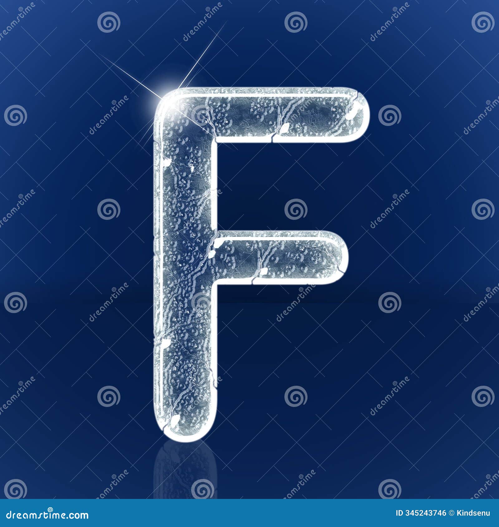 frozen ice alphabet lettering f