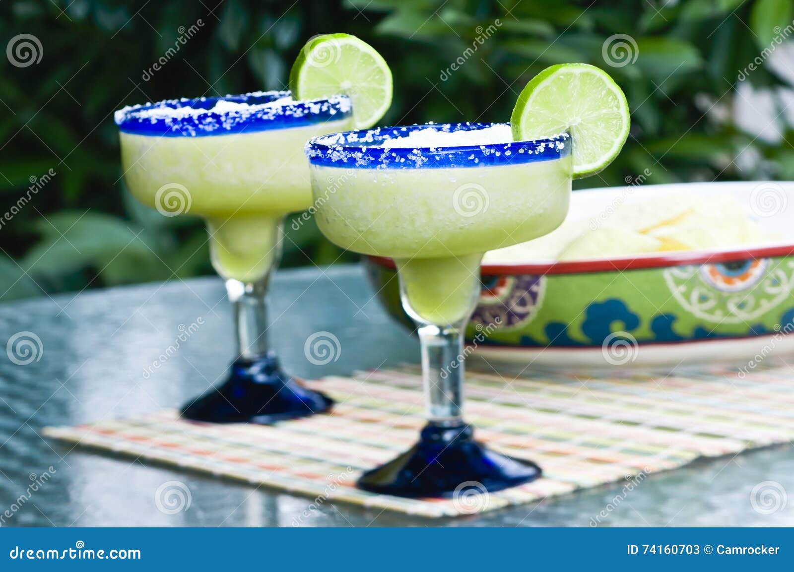 Frozen Lime Margaritas stock image. Image of styled, lime 74160703