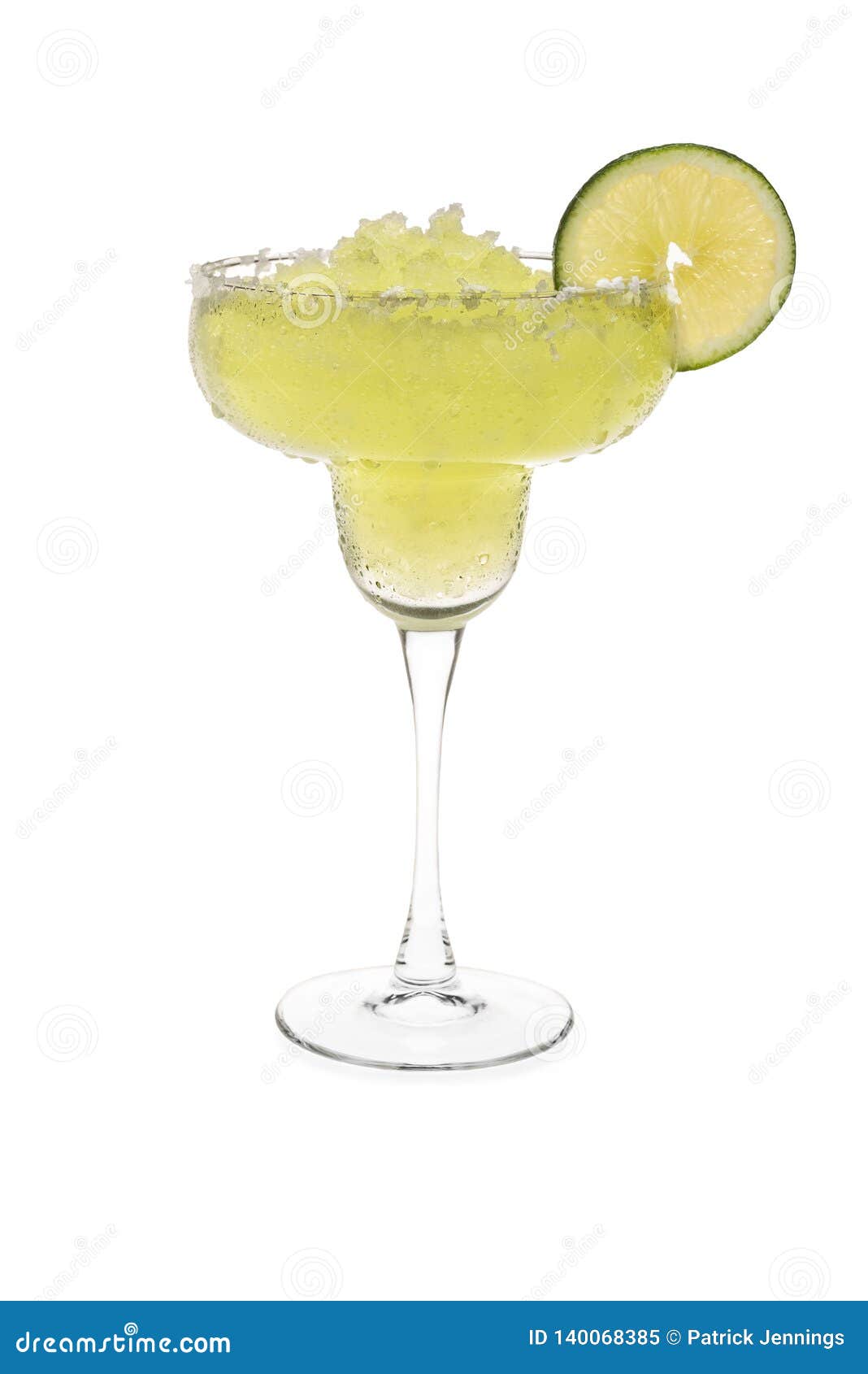 Frozen Margarita with Sweated Glass Stock Image Image of mixed