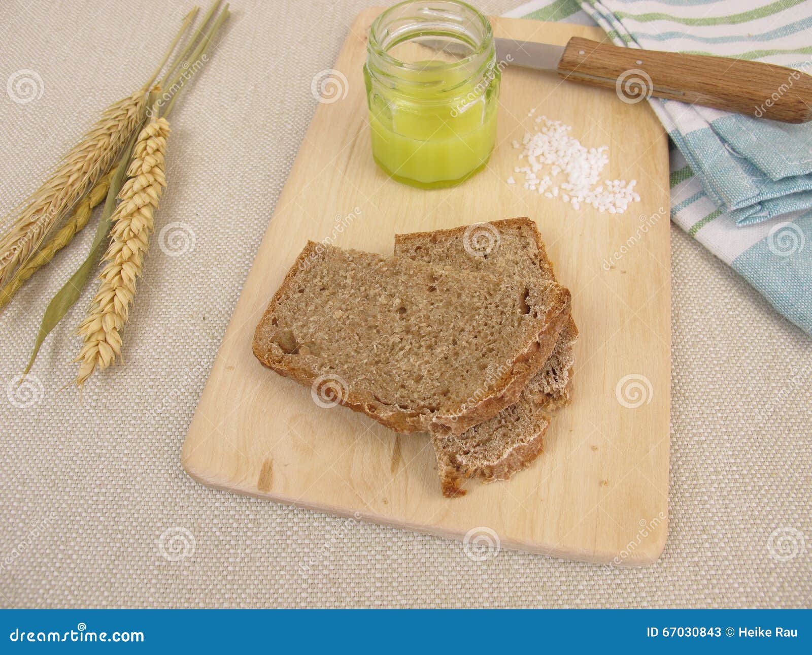 Frozen Olive Oil, Bread and Salt Stock Image Image of wooden, frozen