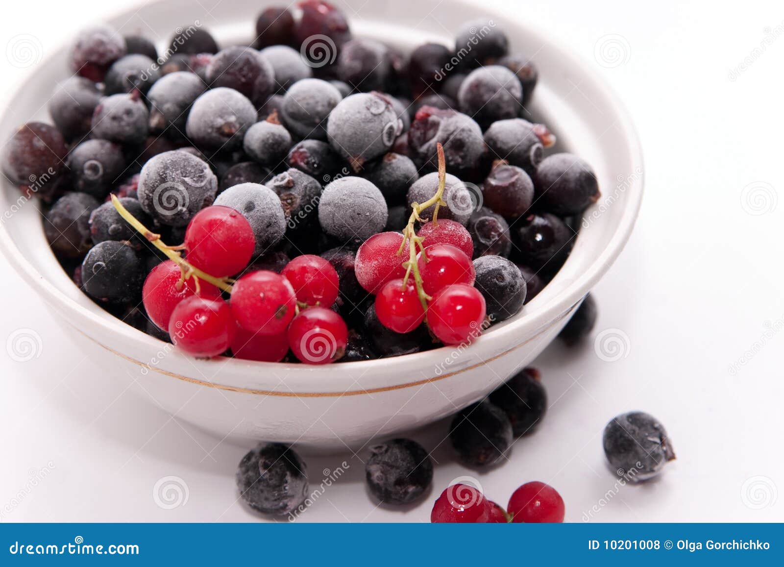 Frozen Red and Black Currants Stock Photo - Image of vibrant, saucer ...