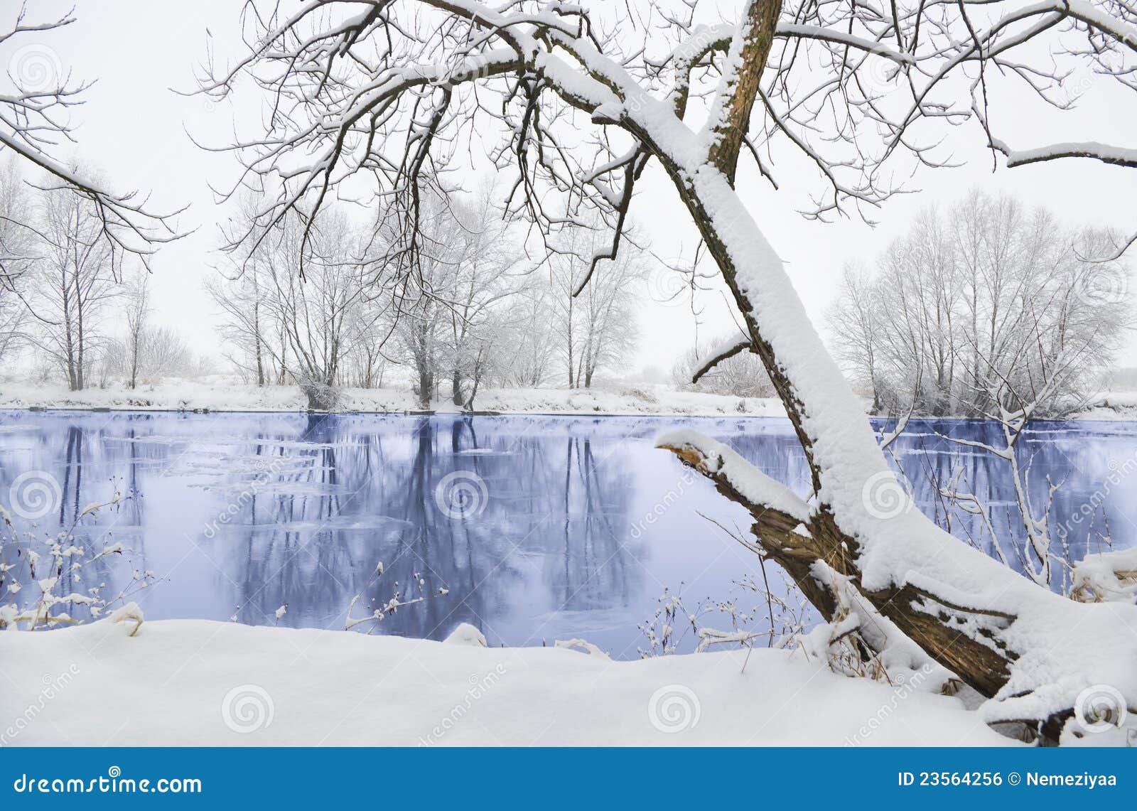 Frozen River RoyaltyFree Stock Image 47684974