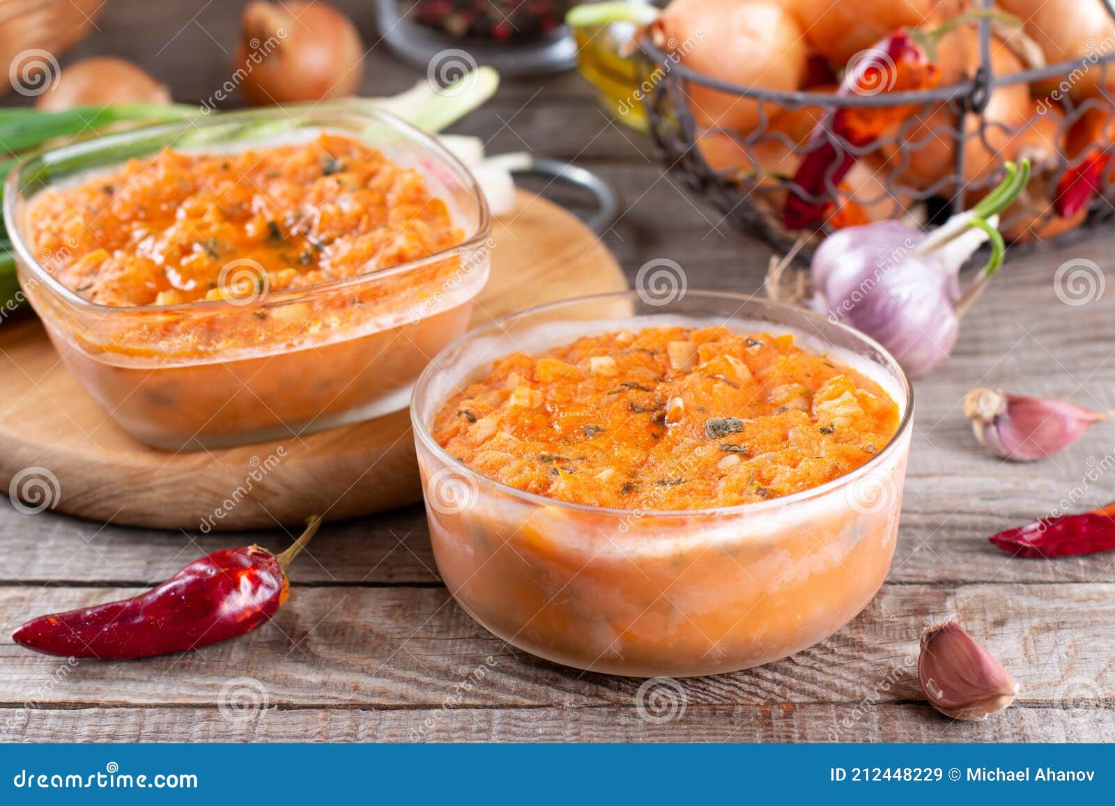 Frozen Sauce in a Container on a Table Stock Image Image of homemade