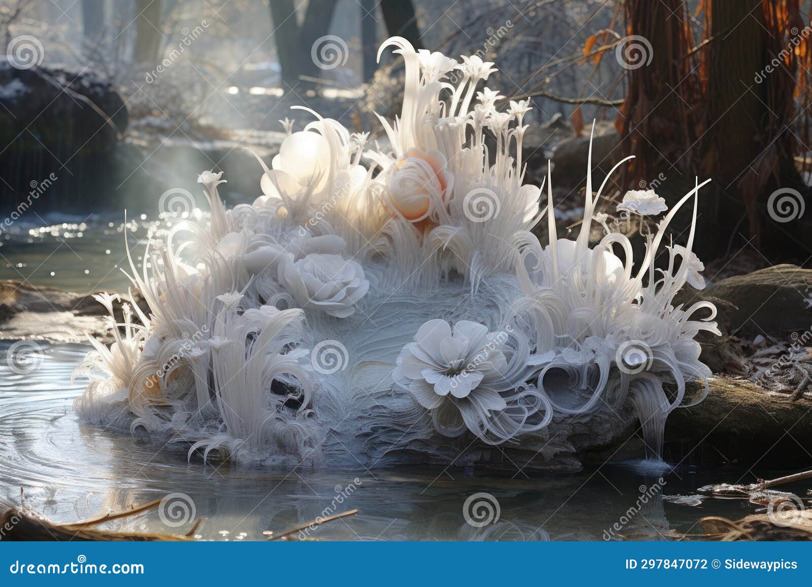 frozen water features - generative ai
