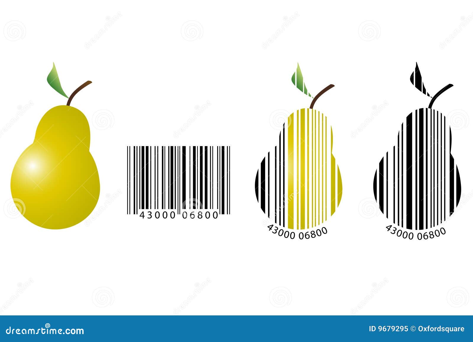 Fruit barcode stock illustration. Illustration of code 9679295