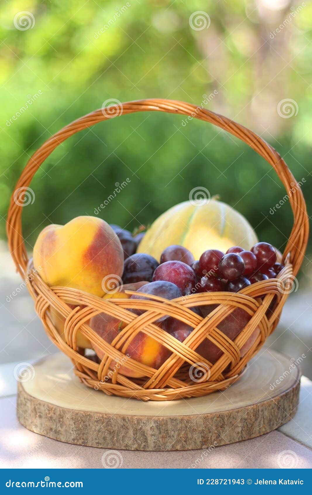 Fruit Basket stock image. Image of healthy, color, basket 228721943