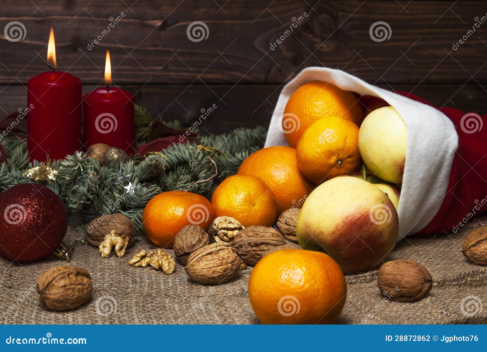 Fruit Basket stock photo. Image of citrus, advent, arrangement - 28872862