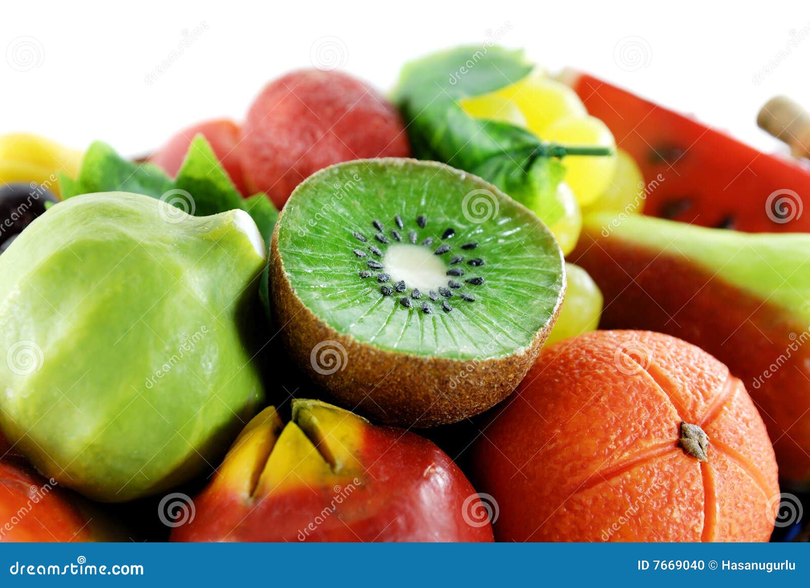 Fruit Basket stock photo. Image of fresh, isolated, quince 7669040