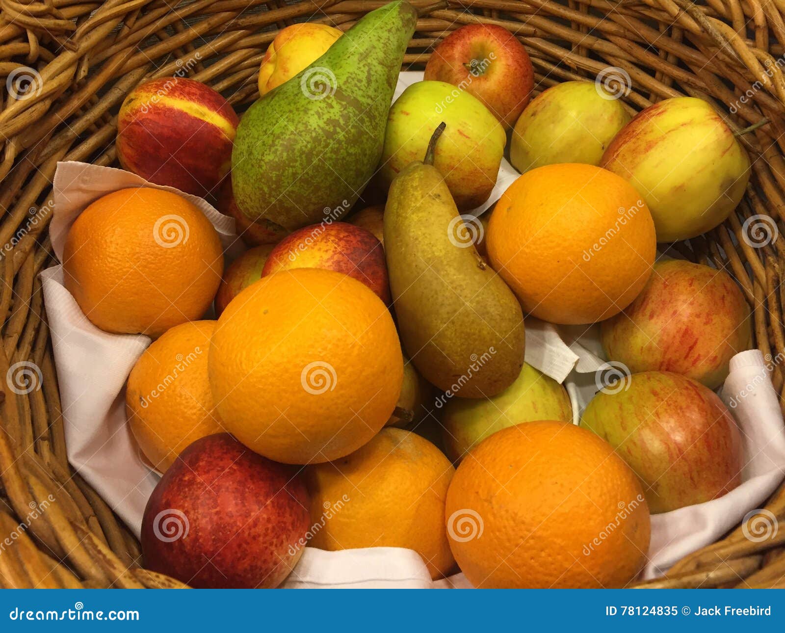Fruit basket stock image. Image of full, orange, fruit 78124835