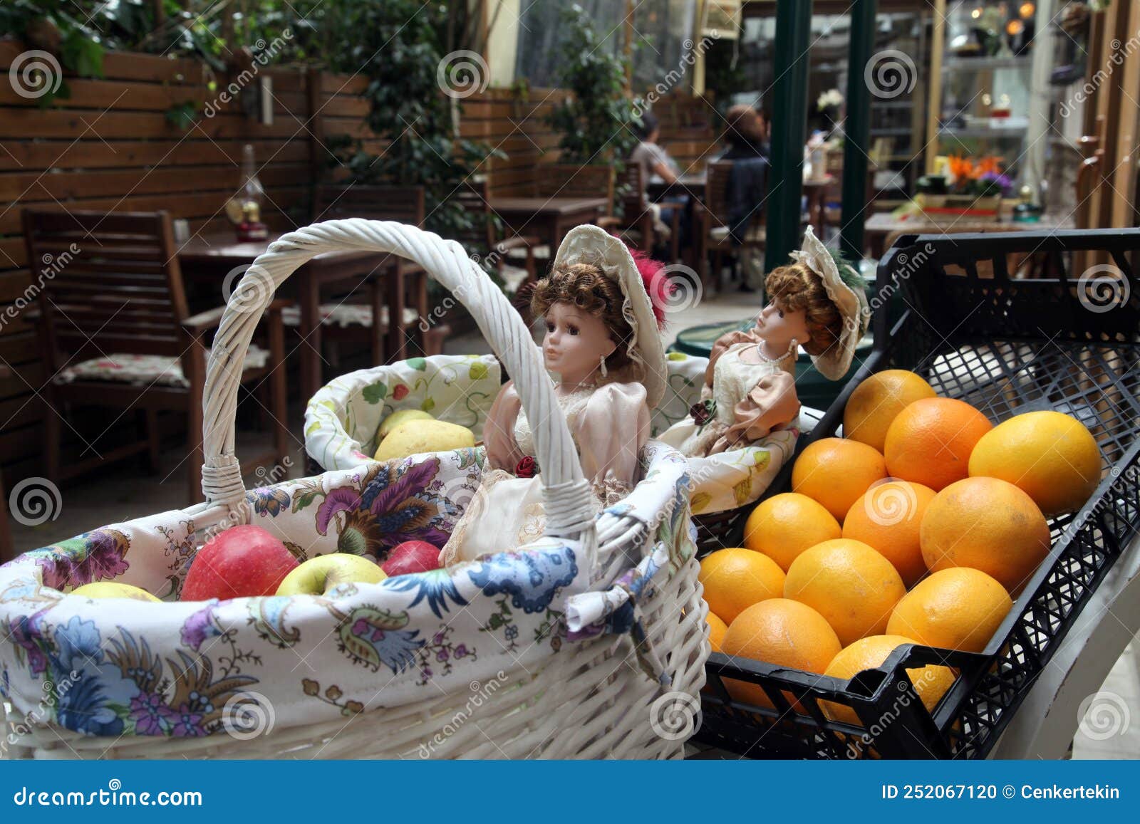 Fruit basket stock photo. Image of indoors, inside, green 252067120