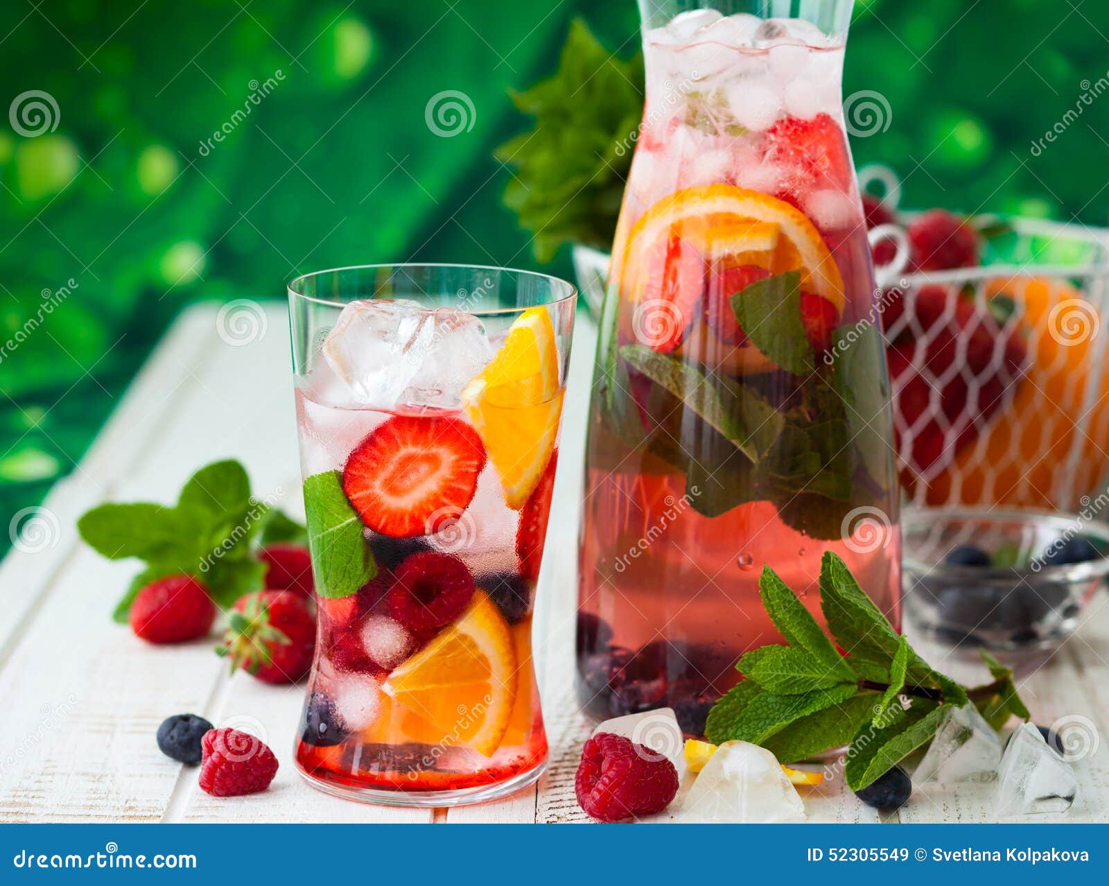 Fruit and berry punch stock image. Image of portion, fruit 52305549
