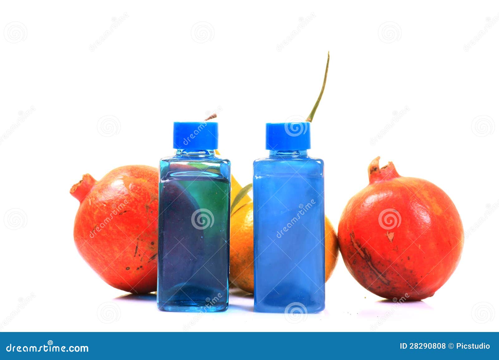 Fruit body scrub bottles stock photo. Image of clean 28290808