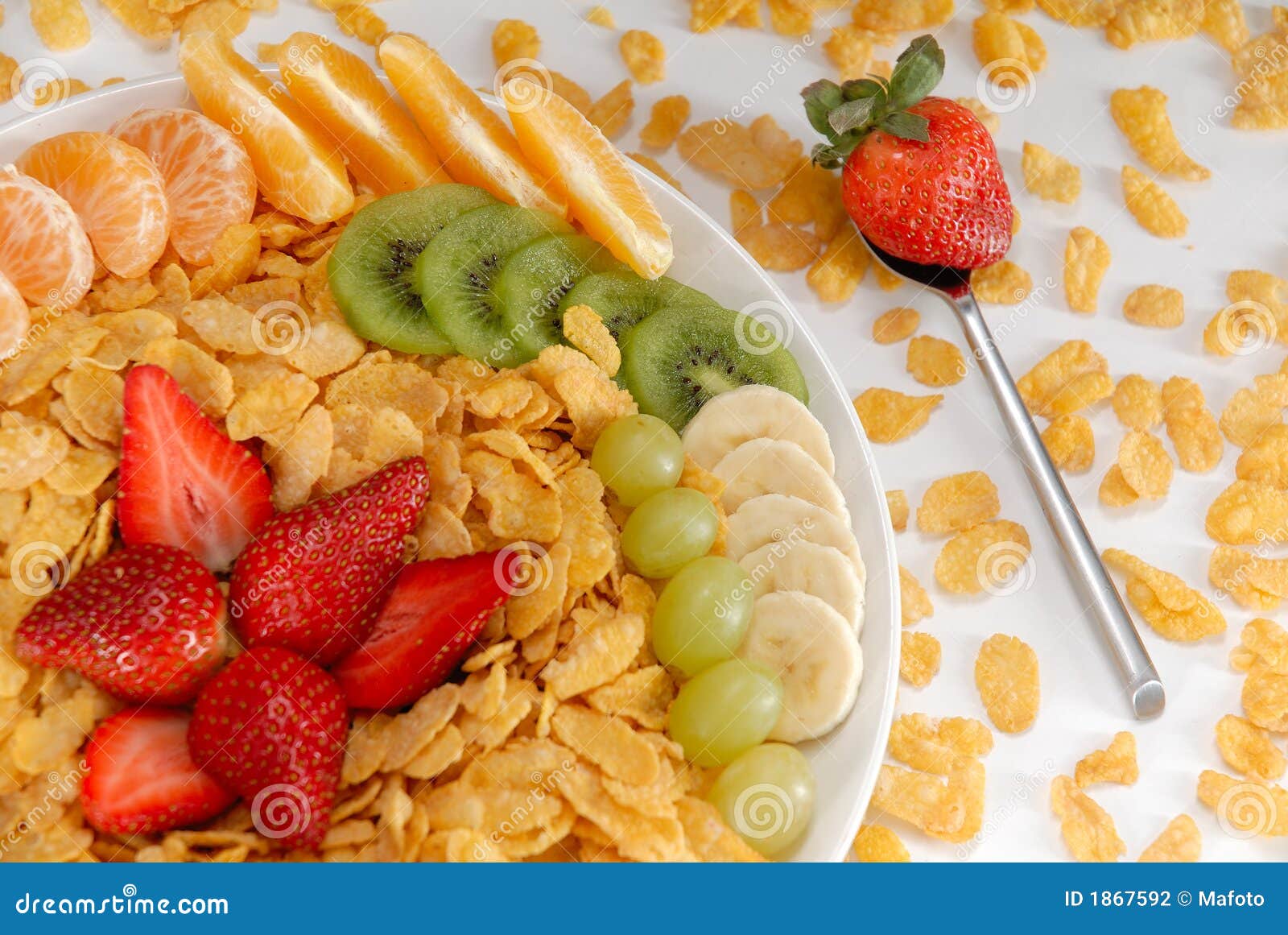 Fruit breakfast stock photo. Image of agriculture, health 1867592