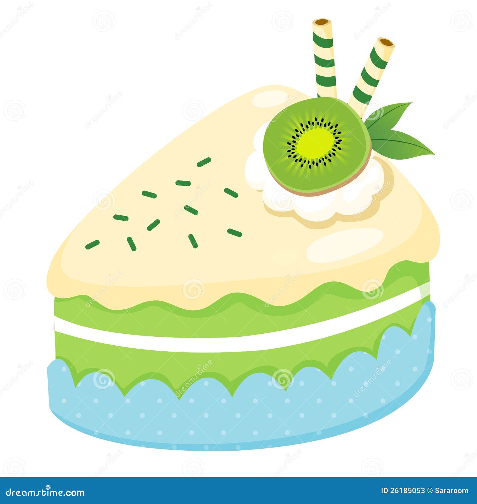 Fruit cake stock vector. Illustration of eps10, clip 26185053
