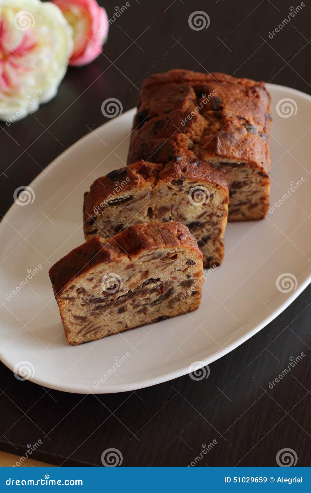 Fruit cake stock image. Image of cake, dried, fruit, nuts 51029659