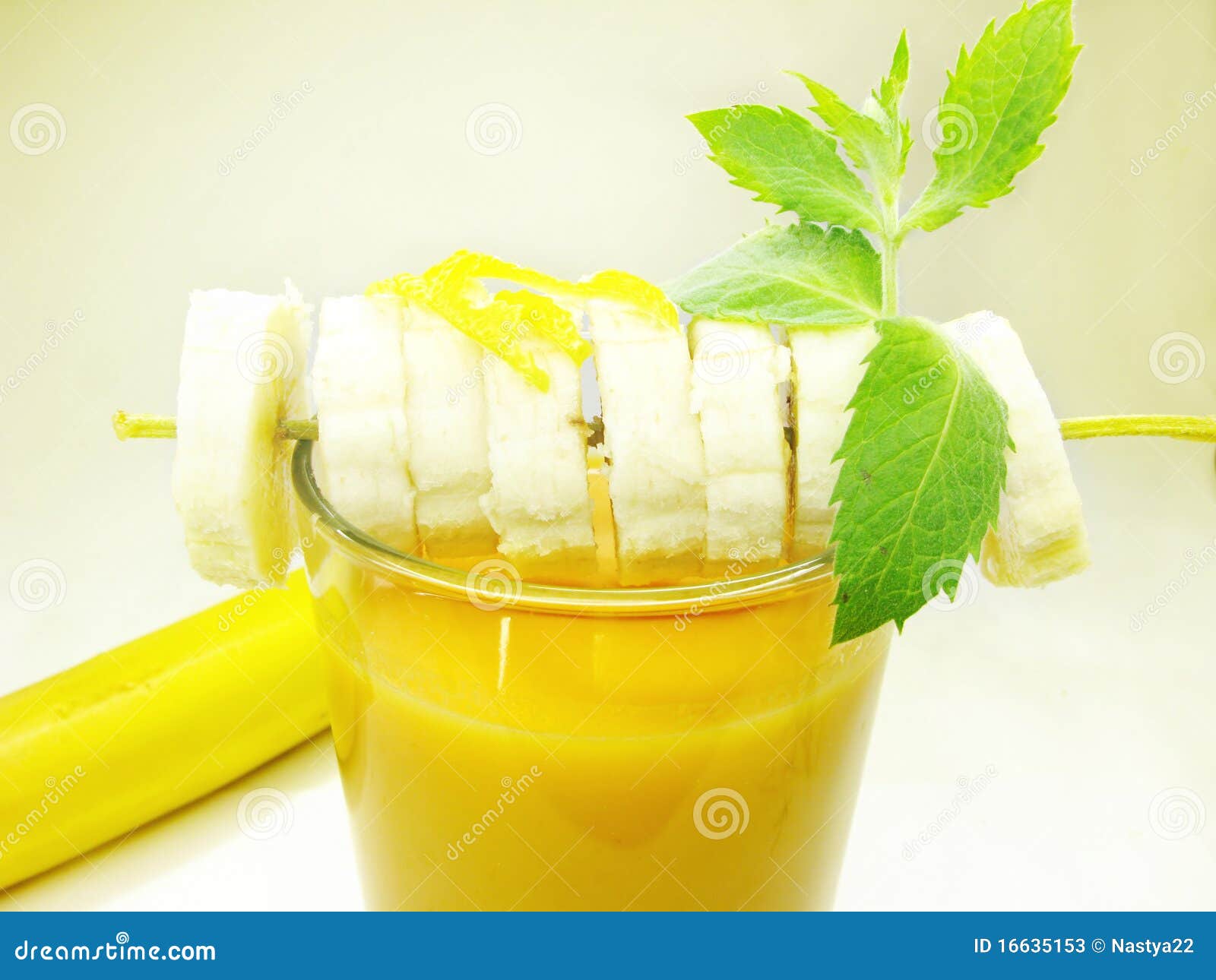 Fruit Cocktail Smoothie with Banana Stock Image Image of cocktail