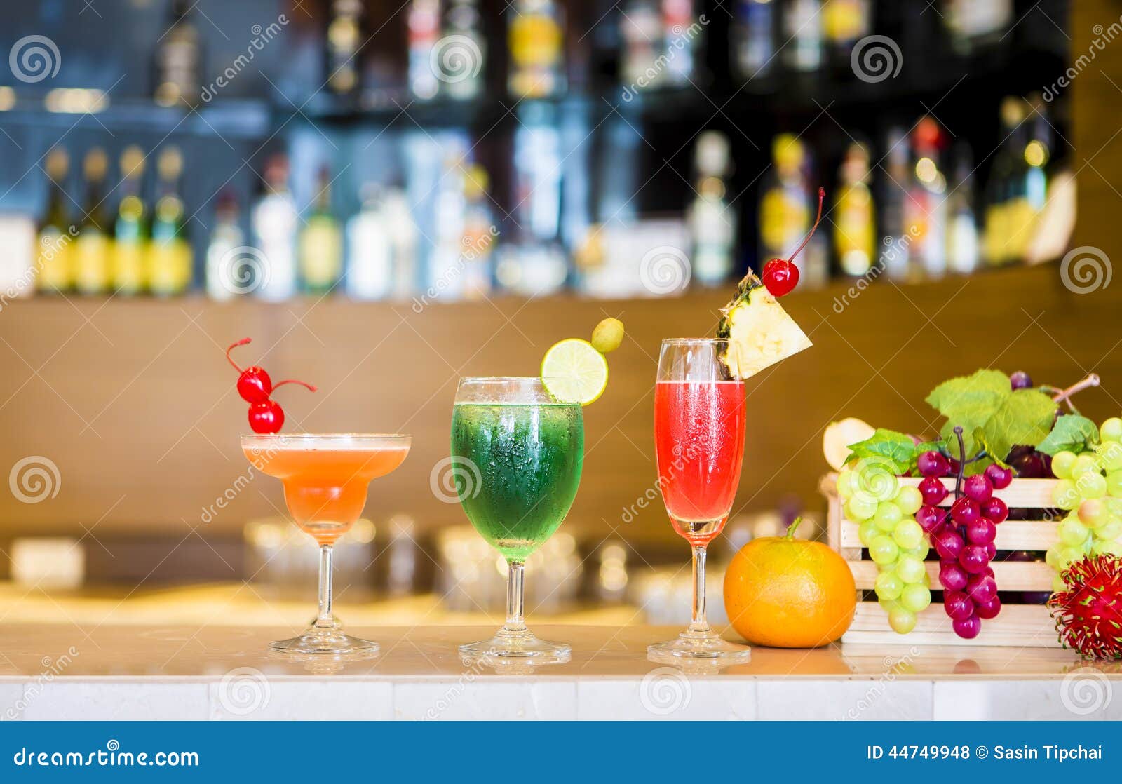 Fruit cocktails stock photo. Image of liquor, alcohol 44749948