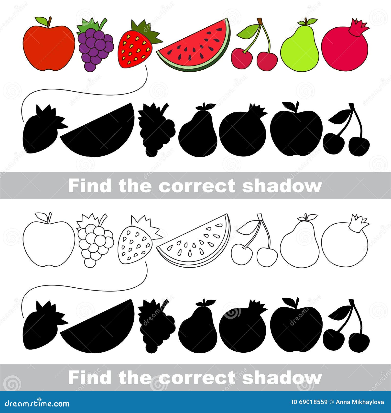 for fruits worksheet preschool Collection. Fruit Vector Correct Stock Find Shadow. for fruits worksheet preschool Collection. Fruit Vector Correct Stock Find Shadow.