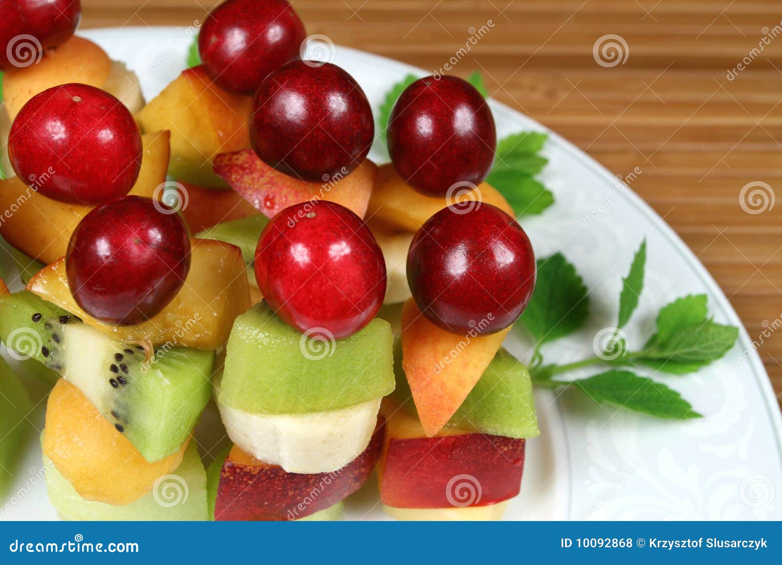 Fruit dessert stock photo. Image of tasty, cherries, dessert 10092868