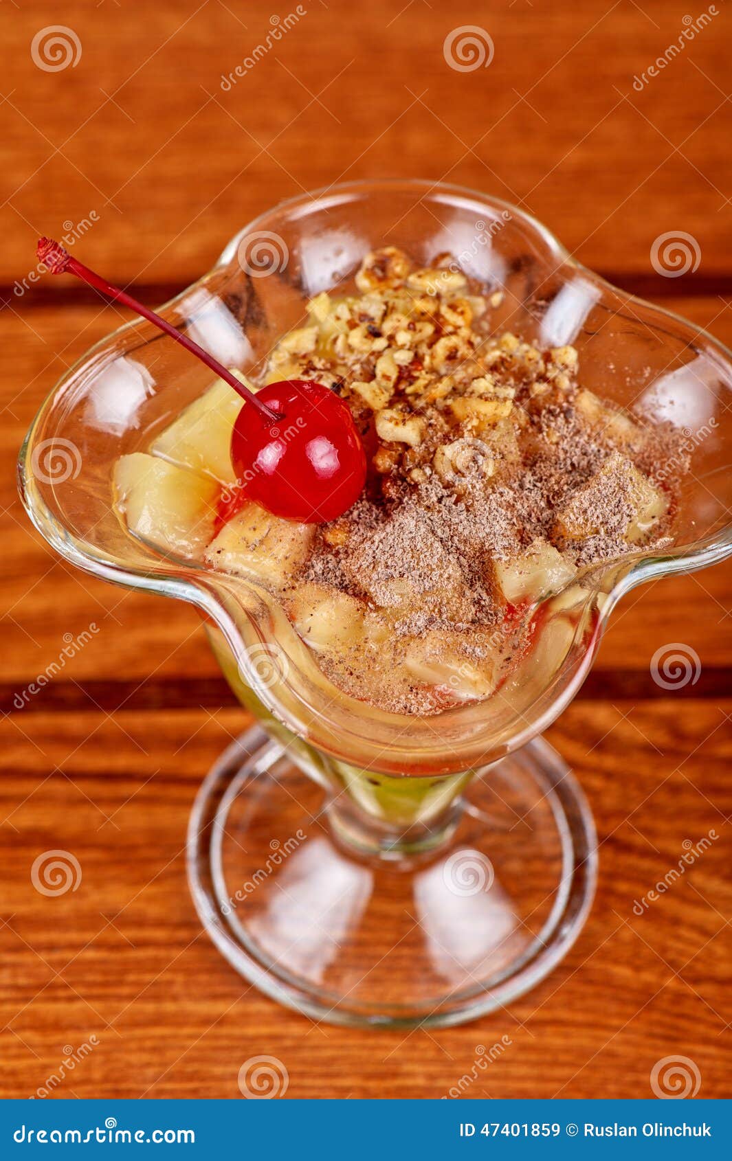 Fruit dessert stock image. Image of fruit, banana, citrus 47401859