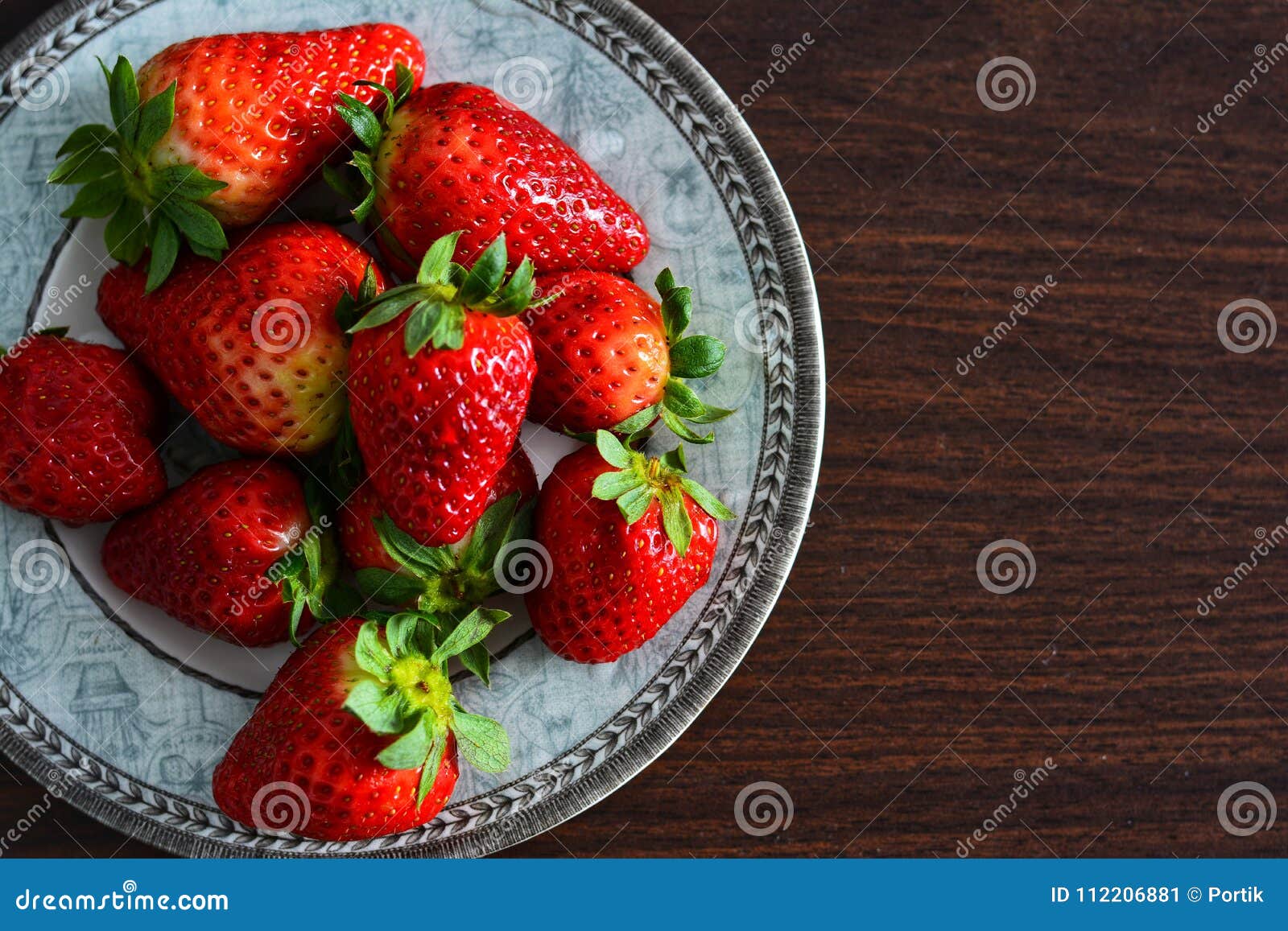 Fruit dessert on a plate stock image. Image of table 112206881