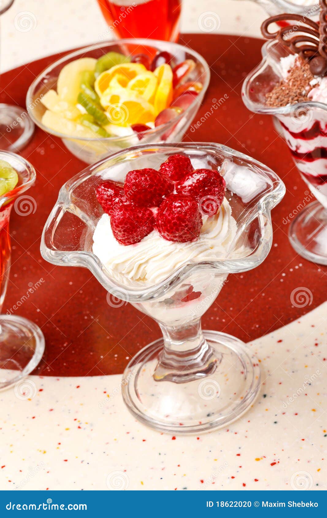 Fruit desserts stock photo. Image of yogurt, delicious 18622020