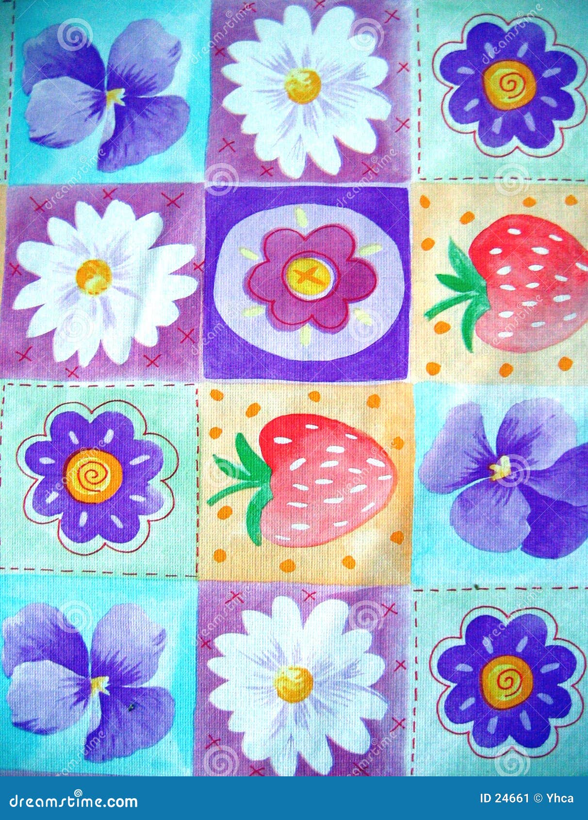 fruit and flower background