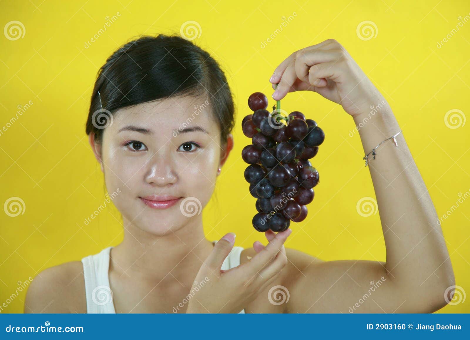Fruit girl stock photo. Image of fruit, food, vitamins 2903160