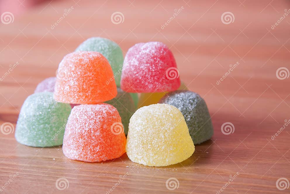 Fruit gums stock image. Image of colourful, colored, food 12830483