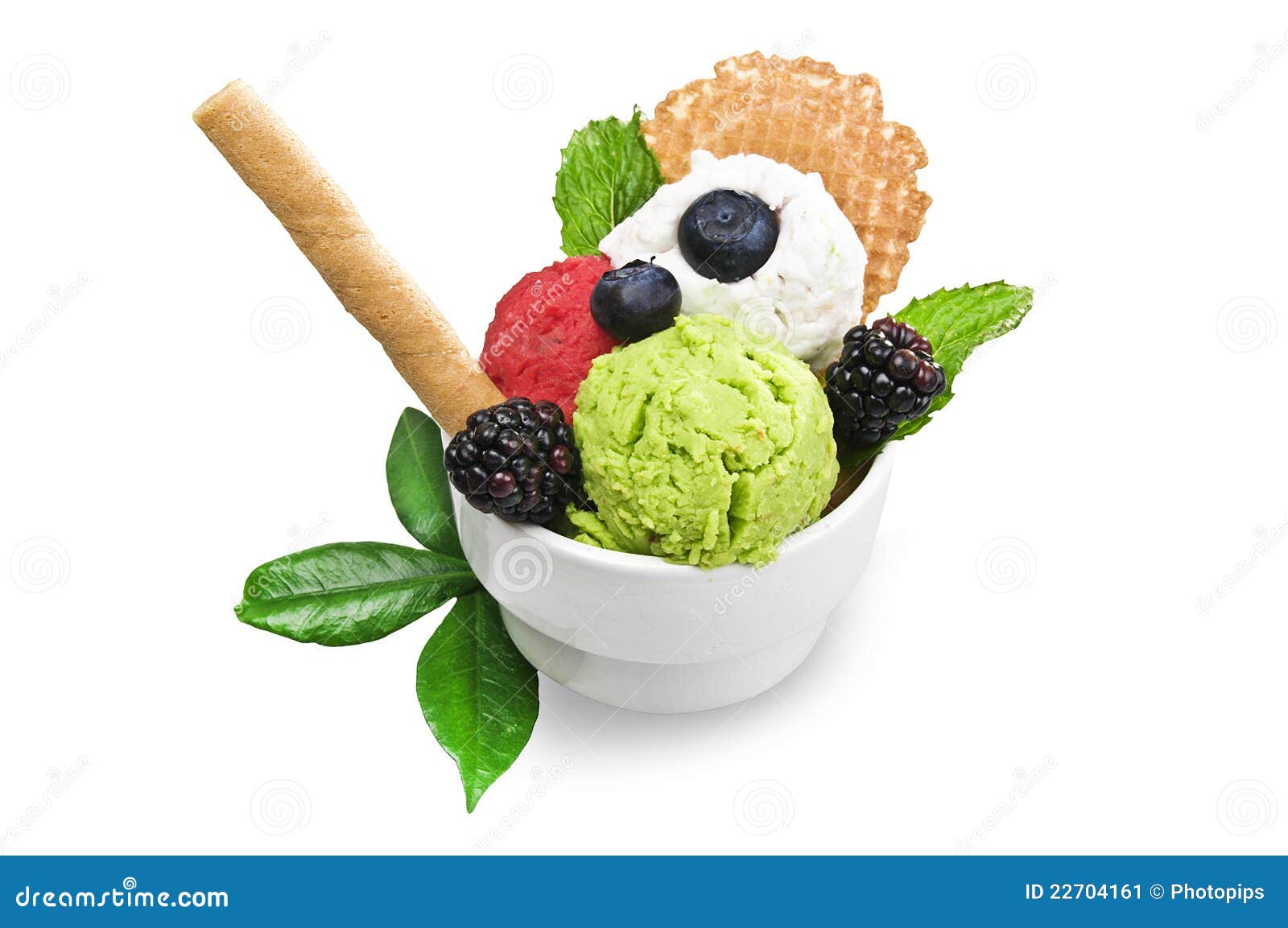 Fruit ice cream stock image. Image of refreshing, food 22704161