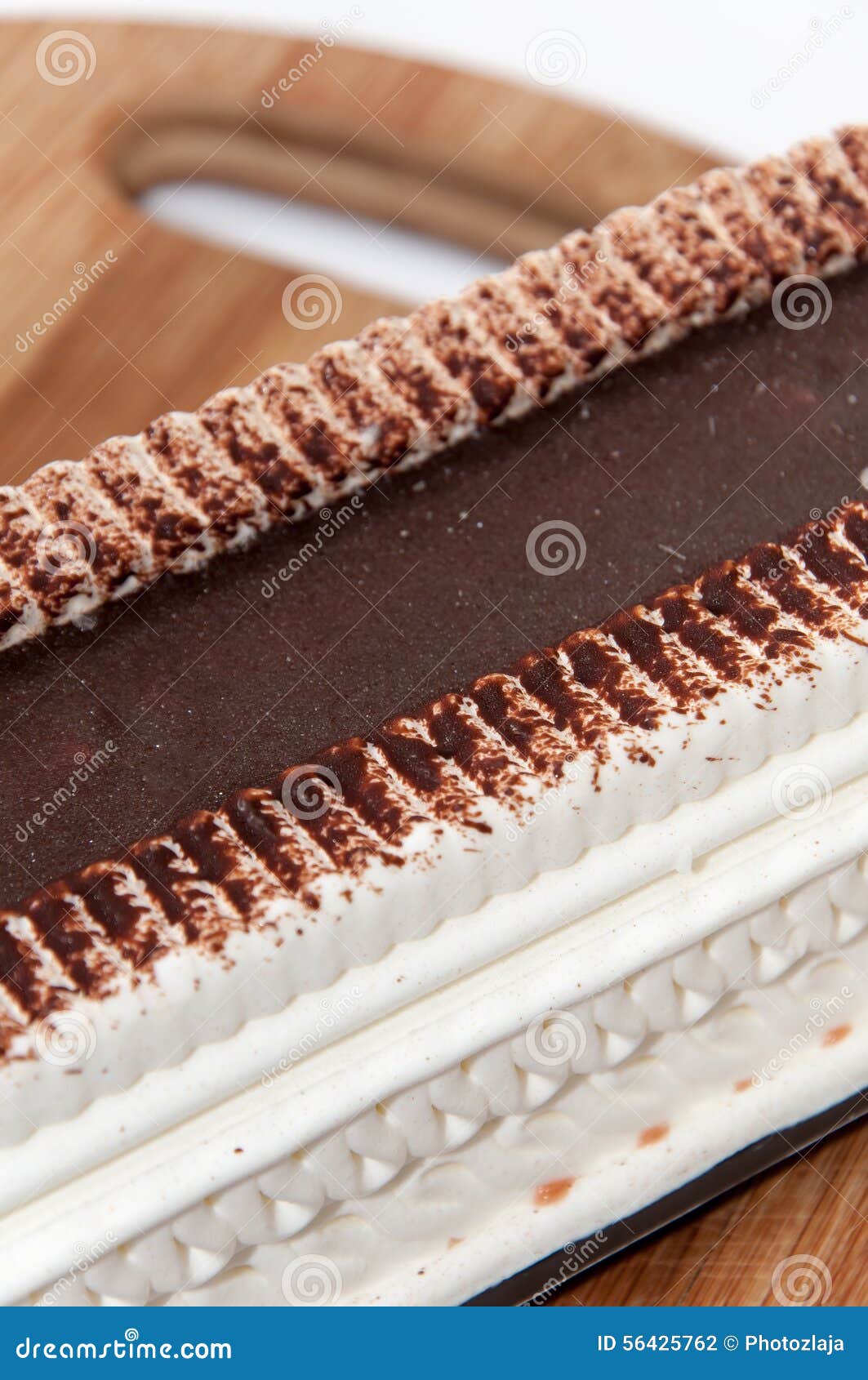 Fruit Ice Cream Cake with Chocolate Stock Photo Image of dairy