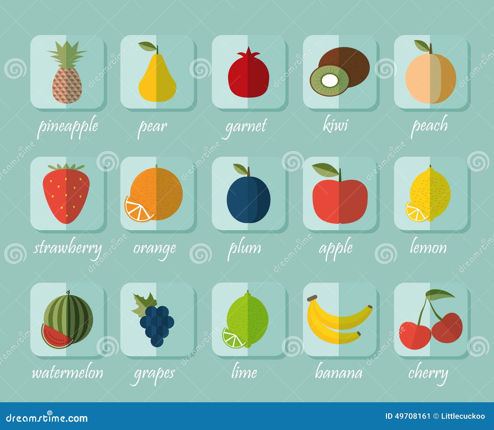 Fruit Icon. The Image Of Fruits And Berries Symbol Stock Vector Image