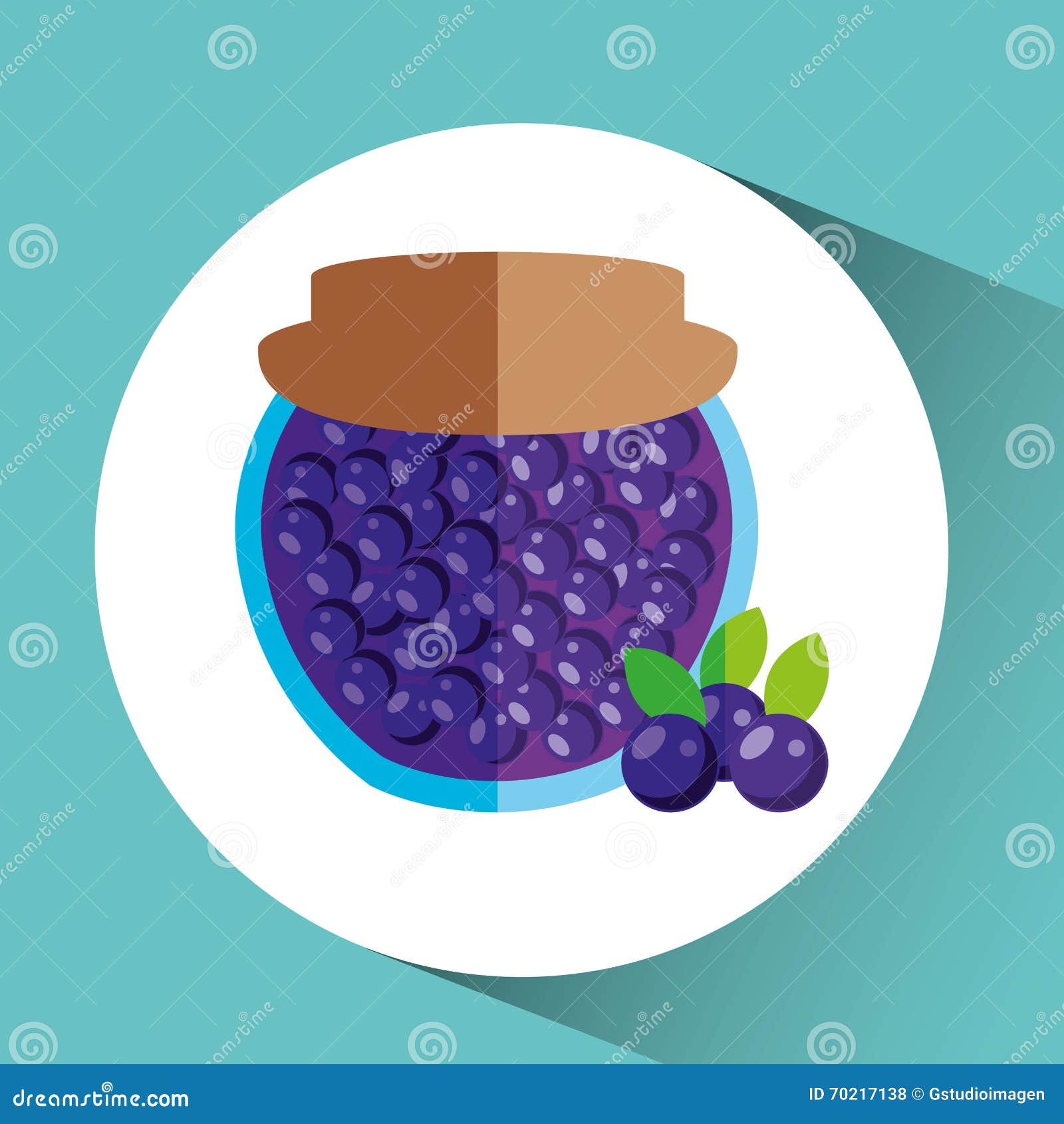 Fruit jam design stock illustration. Illustration of fruit 70217138