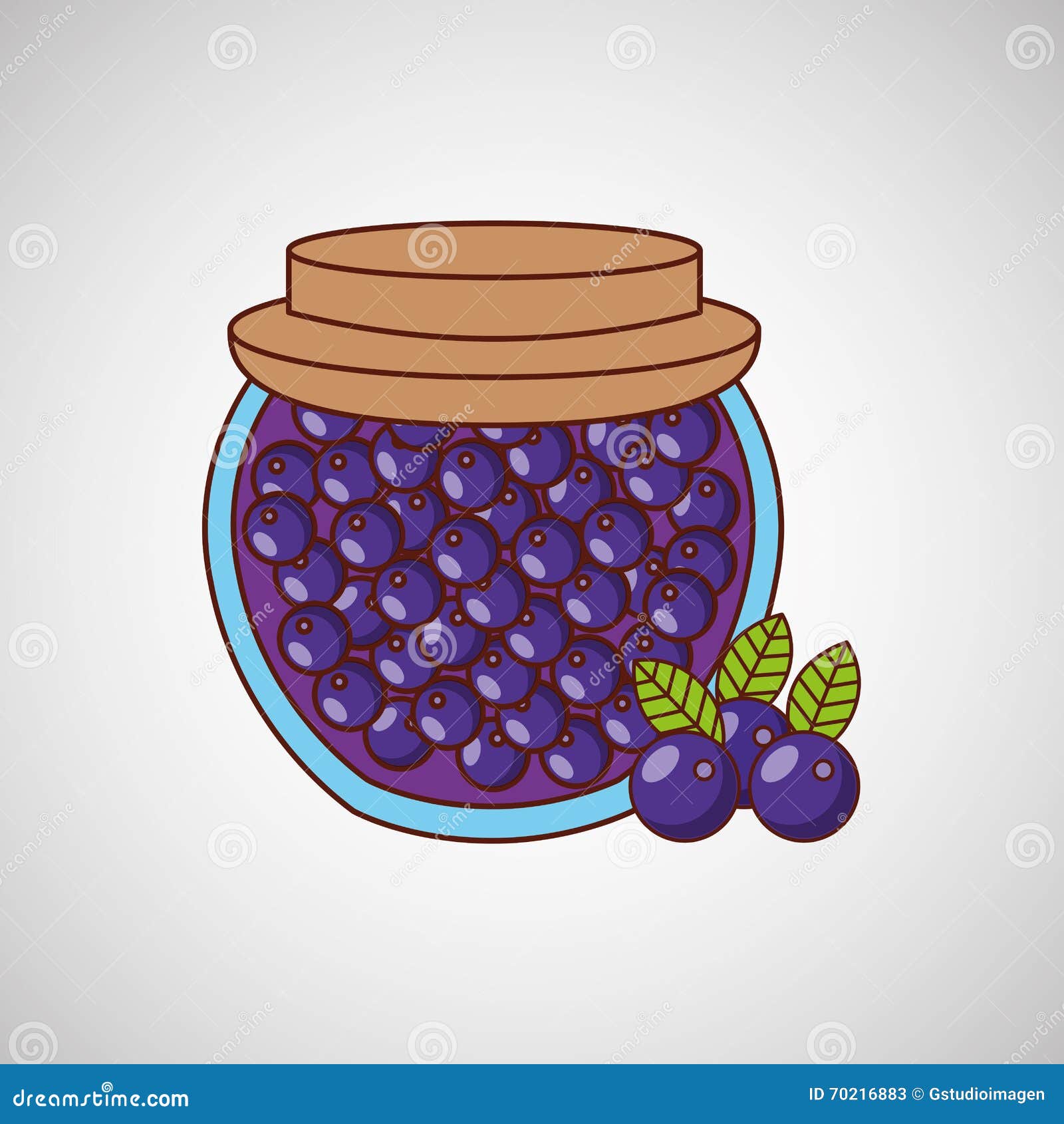 Fruit jam design stock vector. Illustration of cooking 70216883