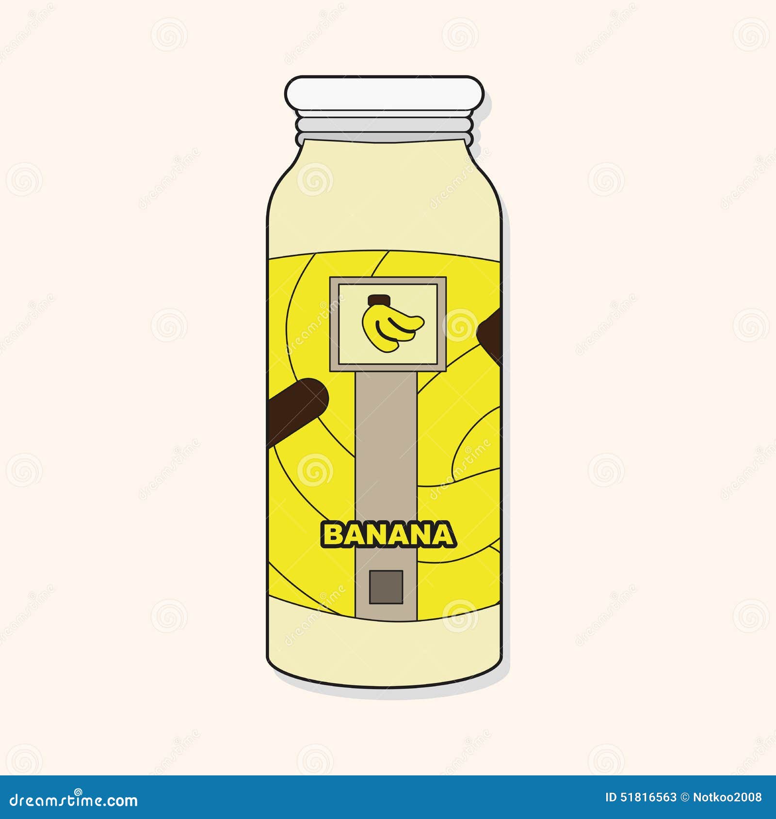 Fruit Jam Theme Elements Vector,eps Stock Vector - Illustration of